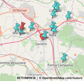 Mappa Via Emanuele Gianturco, 80039 Saviano NA, Italia (4.40667)