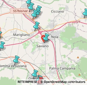 Mappa Via Emanuele Gianturco, 80039 Saviano NA, Italia (6.35786)