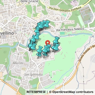 Mappa Parco Aquilone, 83100 Avellino AV, Italia (0.32963)