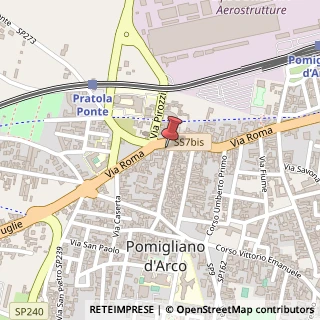 Mappa Piazza Giuseppe Garibaldi, 8, 80038 Pomigliano d'Arco, Napoli (Campania)