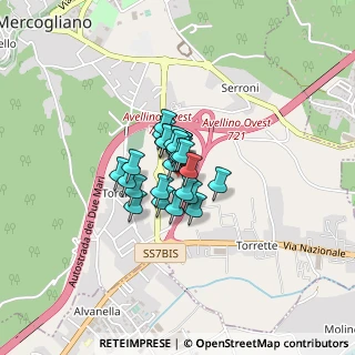 Mappa Via Santangelo Nicola, 83013 Mercogliano AV, Italia (0.19643)