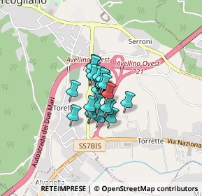 Mappa Via Santangelo Nicola, 83013 Mercogliano AV, Italia (0.18214)