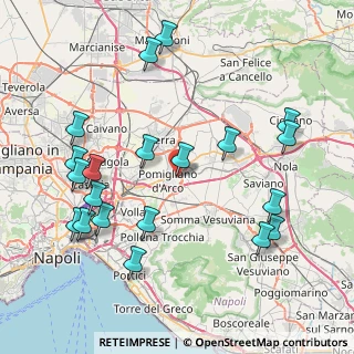 Mappa Via Terracciano Ang, 80038 Pomigliano d'Arco NA, Italia (9.961)