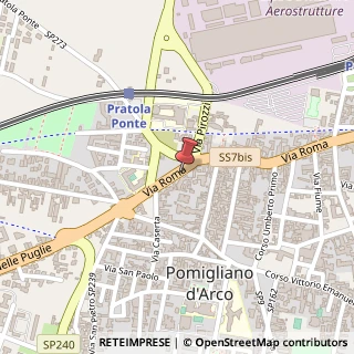 Mappa Via Roma, 120, 80038 Pomigliano d'Arco, Napoli (Campania)