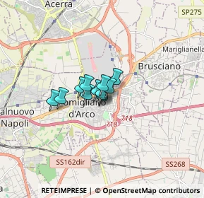 Mappa Via IV Novembre, 80038 Pomigliano d'Arco NA, Italia (0.72167)
