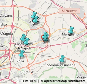 Mappa Via IV Novembre, 80038 Pomigliano d'Arco NA, Italia (3.33455)
