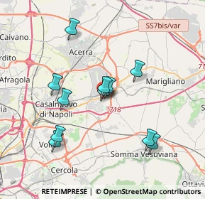 Mappa Via IV Novembre, 80038 Pomigliano d'Arco NA, Italia (3.60364)
