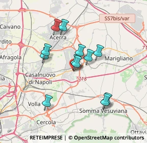 Mappa Via IV Novembre, 80038 Pomigliano d'Arco NA, Italia (3.22333)