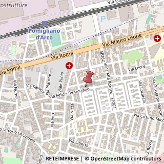 Mappa Via Felice Terracciano, 119, 80038 Pomigliano d'Arco, Napoli (Campania)