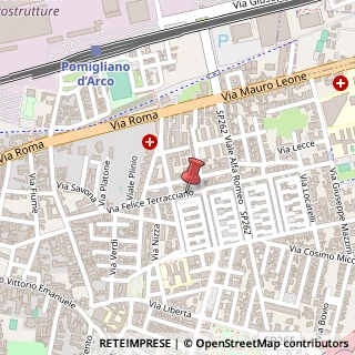 Mappa Via Felice Terracciano, 121, 80038 Pomigliano d'Arco, Napoli (Campania)
