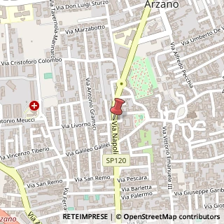Mappa Via Napoli,  119, 80022 Arzano, Napoli (Campania)