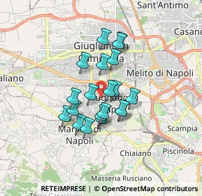 Mappa Via Guglielmo Pepe, 80018 Mugnano di Napoli NA, Italia (1.3315)