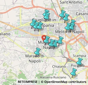 Mappa Via Guglielmo Pepe, 80018 Mugnano di Napoli NA, Italia (2.07)