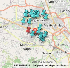 Mappa Via Guglielmo Pepe, 80018 Mugnano di Napoli NA, Italia (1.4875)