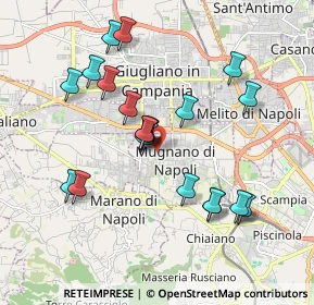 Mappa Via Guglielmo Pepe, 80018 Mugnano di Napoli NA, Italia (1.9575)