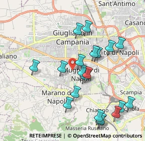 Mappa Via Guglielmo Pepe, 80018 Mugnano di Napoli NA, Italia (2.2075)