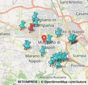 Mappa Via Guglielmo Pepe, 80018 Mugnano di Napoli NA, Italia (2.1065)