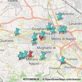 Mappa Via Giancarlo Siani, 80010 Villaricca NA, Italia (2.20667)