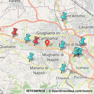 Mappa Via Giancarlo Siani, 80010 Villaricca NA, Italia (2.61091)