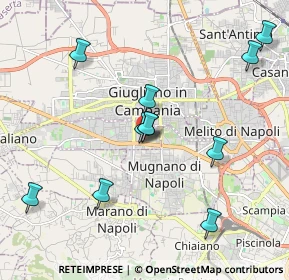 Mappa Via Giancarlo Siani, 80010 Villaricca NA, Italia (2.15364)