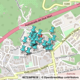 Mappa Strada Comunale Vallone dei Lupi, 83100 Avellino AV, Italia (0.15385)