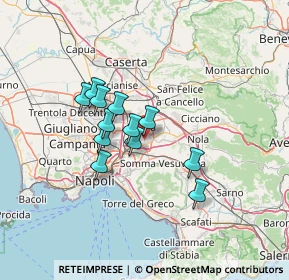 Mappa Centro sportivo Giuseppe Leone, 80038 Pomigliano D'arco NA, Italia (10.89083)