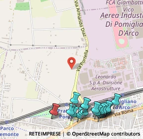 Mappa Centro sportivo Giuseppe Leone, 80038 Pomigliano D'arco NA, Italia (0.776)