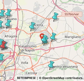Mappa Centro sportivo Giuseppe Leone, 80038 Pomigliano D'arco NA, Italia (6.28133)