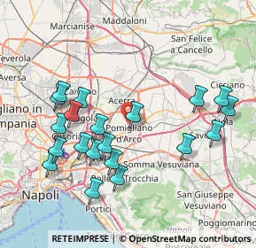 Mappa Centro sportivo Giuseppe Leone, 80038 Pomigliano D'arco NA, Italia (8.7785)