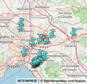 Mappa Centro sportivo Giuseppe Leone, 80038 Pomigliano D'arco NA, Italia (8.4455)