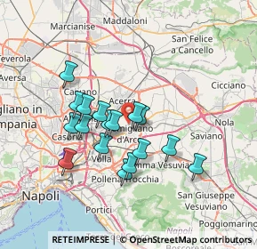 Mappa Centro sportivo Giuseppe Leone, 80038 Pomigliano D'arco NA, Italia (6.31529)