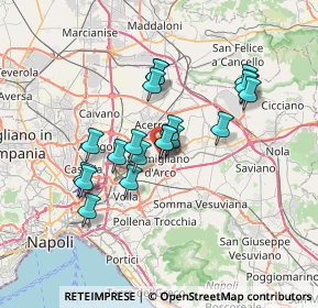Mappa Centro sportivo Giuseppe Leone, 80038 Pomigliano D'arco NA, Italia (6.1695)