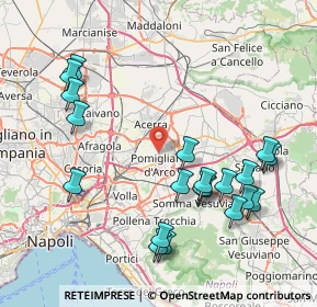 Mappa Centro sportivo Giuseppe Leone, 80038 Pomigliano D'arco NA, Italia (9.5795)