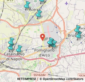 Mappa Centro sportivo Giuseppe Leone, 80038 Pomigliano D'arco NA, Italia (2.7425)