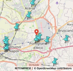 Mappa Centro sportivo Giuseppe Leone, 80038 Pomigliano D'arco NA, Italia (2.68231)