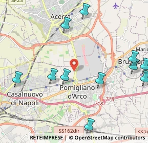 Mappa Centro sportivo Giuseppe Leone, 80038 Pomigliano D'arco NA, Italia (2.79455)