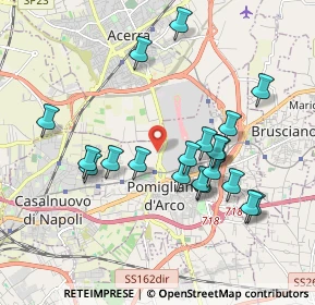 Mappa Centro sportivo Giuseppe Leone, 80038 Pomigliano D'arco NA, Italia (1.966)