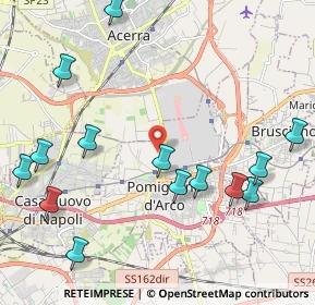 Mappa Centro sportivo Giuseppe Leone, 80038 Pomigliano D'arco NA, Italia (2.73571)