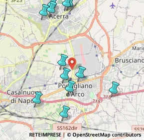 Mappa Centro sportivo Giuseppe Leone, 80038 Pomigliano D'arco NA, Italia (2.49583)