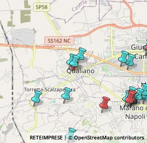 Mappa Via Sottotenente Capocotta, 80019 Qualiano NA, Italia (3.0775)