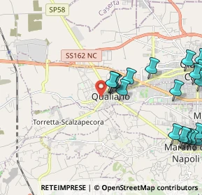 Mappa Via Sottotenente Capocotta, 80019 Qualiano NA, Italia (3.0175)
