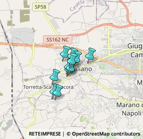 Mappa Via Sottotenente Capocotta, 80019 Qualiano NA, Italia (0.84727)