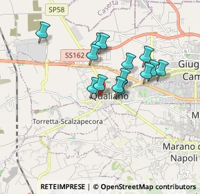 Mappa Via Sottotenente Capocotta, 80019 Qualiano NA, Italia (1.49357)