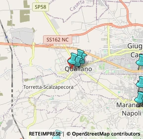 Mappa Via Sottotenente Capocotta, 80019 Qualiano NA, Italia (3.12846)