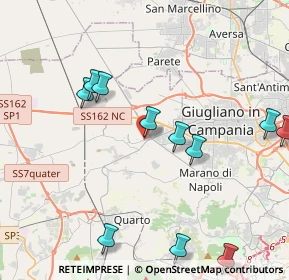 Mappa Via Sottotenente Capocotta, 80019 Qualiano NA, Italia (6.14733)