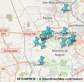 Mappa Via Sottotenente Capocotta, 80019 Qualiano NA, Italia (3.35077)