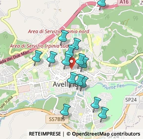 Mappa Via Emilio G. Turco, 83100 Avellino AV, Italia (0.822)