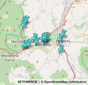 Mappa Via Emilio G. Turco, 83100 Avellino AV, Italia (2.63563)