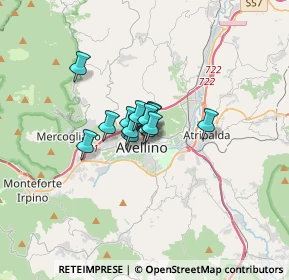 Mappa Via Emilio G. Turco, 83100 Avellino AV, Italia (1.57692)