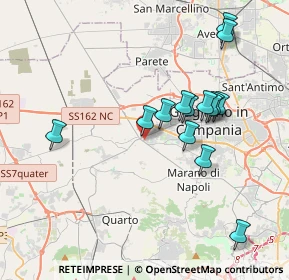 Mappa Via Giuseppe Mazzini, 80019 Qualiano NA, Italia (3.90714)